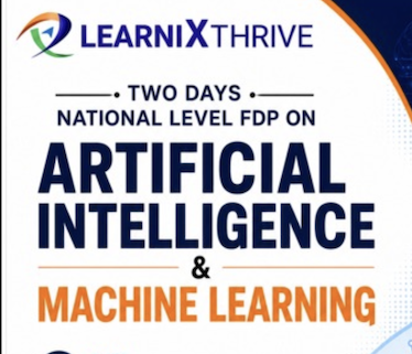 Two-Day National Level FDP on Artificial Intelligence & Machine Learning 2026 online Poster